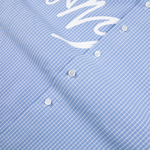 <span class=keywords><strong>Camicia</strong></span> Unisex Estiva Casual 100% Cotone Patchwork Personalizzata con Bottoni Traspirante con Stampa Serigrafica - Product Image 5