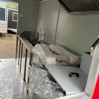 Foodtruck de pizza en gros avec windows remorque de café de crème glacée camion de nourriture mobile entièrement équipé