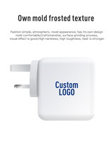 Adaptador de Corriente USB-C PD con Enchufe del Reino Unido, Cargador Rápido GaN de 240w para Teléfono Celular, Laptop, iPhone y Macbook