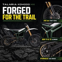 Kits de conversion de moto électrique tout-terrain Talaria Komodo Mx 2026 puissants 32 kW 45 Ah 105 km/h