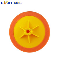 EVERTOOL Tampon De Polissage En Mousse Eponge Super March Prix 6 "Orange Rotary Machine Flat Polish pour Carrosserie