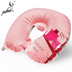 RO-13 Routman Logo Personnalisé Bureau Sieste Sommeil <span class=keywords><strong>Voyage</strong></span> Utilisation D'air Gonflable U Forme <span class=keywords><strong>Cou</strong></span> Oreiller - Product Image 6