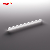 Lampes encastrées pour armoires en aluminium et plastique, LED, modernes, durables, écologiques, OEM/ODM, DC 12V 6000K Ra80, garantie 3 ans