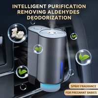 Mini diffuseur portable pour voiture, humidificateur à brume froide USB, diffuseur d'huiles essentielles pour voiture, maison, bureau, rechargeable par USB