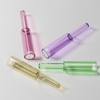 Emballage pour soins de la peau en PETG de 1 ml, flacon en plastique jetable, ampoules brisables, essence cosmétique, sérum, emballage