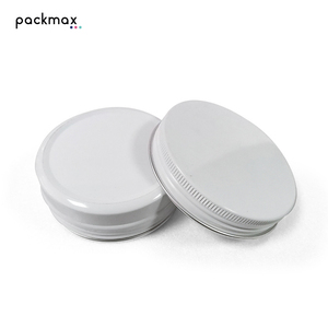 5ml-150ml Single Side White Screw Thread Aluminum <b>Tin</b> - Food Grade Airtight Jar for Cream Balm <b>Storage</b> Wholesale - Product Image 1