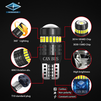 LED T10 194 W5W Canbus 3030 Ampoule LED T10 18smd 3014 3030 Canbus Auto LED Intérieur Plaque d'immatriculation Lumière