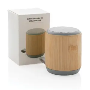Altoparlante wireless 3W in bambù, merchandising sostenibile - Product Image 4