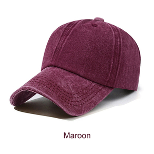 Phong cách cổ điển mặt trời bảo vệ rửa bông Logo OEM bóng chày mũ cho phụ nữ với kiểu tóc đuôi ngựa ngoài trời nâu cao <span class=keywords><strong>TOP</strong></span> thể thao CHA <span class=keywords><strong>hat</strong></span> - Product Image 5