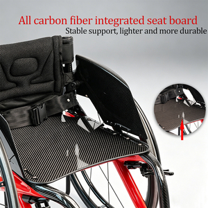 Silla <span class=keywords><strong>de</strong></span> <span class=keywords><strong>ruedas</strong></span> deportiva personalizada con soporte plegable <span class=keywords><strong>de</strong></span> fibra <span class=keywords><strong>de</strong></span> carbono ultraligera <span class=keywords><strong>de</strong></span> 7,5 kg - Product Image 4