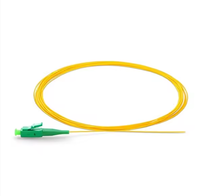 Cordon de brassage fibre optique intérieur personnalisé 1m 1.5m 0.9mm 9/125 LC APC Simplex Monomode G657A G652D