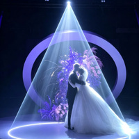 Mini proyector láser de animación RGB, luz láser de haz con control DMX512 ILDA, iluminación profesional para escenarios, discotecas y eventos nocturnos