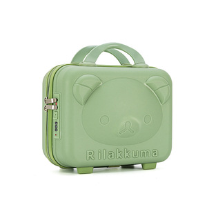 Caja de Cosméticos Little Bear, Maleta de PP, Recuerdo de Boda, Almacenamiento, Mini Maleta de Dibujos Animados de 14 Pulgadas, Estuche de Viaje con Cierre, Impermeable - Product Image 1