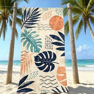 Promotional Microfiber Cotton Travel Business <b>Gift</b> With Brand Printed Custom Logo <b>Beach</b> Towel - Product Image 1