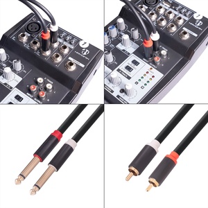 Câble audio <span class=keywords><strong>HIFI</strong></span> double RCA vers double jack 6,35 mm (1/4 po) mono, idéal pour console <span class=keywords><strong>de</strong></span> <span class=keywords><strong>mixage</strong></span>, amplificateur <span class=keywords><strong>de</strong></span> puissance, lecteur CD Hi-Fi, 1m 3m – Vente chaude usine - Product Image 4