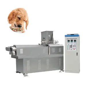 Máquina de embalagem de linha de processamento de alimentos, placa profissional de 2 toneladas/h para cães