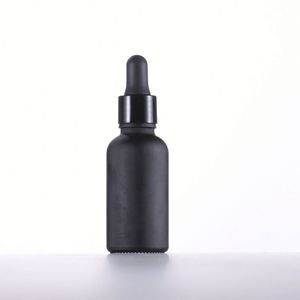 ขวดแก้วใส่เซรั่มตวงน้ำมันสีดำด้านขนาด30มล. 50มล. 100มล. บรรจุภัณฑ์กระดาษแข็ง - Product Image 3