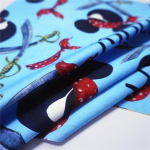 コットンサテンプリント生地97% コットン3% スパンデックスストレッチBes Sheetsドレス180GSM - Product Image 5