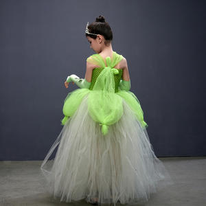 Disfraz de Duende Verde de Tinkerbell para Niña de 2 a 11 Años, Vestido de Princesa para Fiesta de Halloween o Navidad, Disfraz de Elfo de Poliéster para TV o Película - Product Image 5