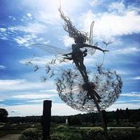 Trang Trí Sân Vườn Cổ Tích Bồ Công Anh Kim Loại Elf Silhouette Trang Trí Cho Sân Nghệ Thuật Trang Trí Bãi Cỏ Cảnh Điêu Khắc Trang Trí