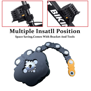 Soporte de montaje plegable para <span class=keywords><strong>bicicleta</strong></span>, resistente, portátil, <span class=keywords><strong>bicicleta</strong></span> plegable, antirrobo, <span class=keywords><strong>bicicleta</strong></span> de montaña, bloqueo de Hamburgo - Product Image 2