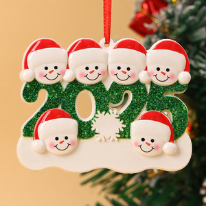 Adornos Colgantes de Resina Ecológicos Personalizados con Fecha 2026 para Árbol de <span class=keywords><strong>Navidad</strong></span>, Estilo <span class=keywords><strong>Moderno</strong></span>, Tamaño Personalizado, Suministros de Decoración Populares - Product Image 4