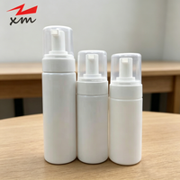 Flacon pompe cylindrique blanc vide de 30ml, 50ml, 60ml, 120ml, 250ml pour voyage, distributeur de savon liquide, nettoyant visage, shampoing, produits pour cils
