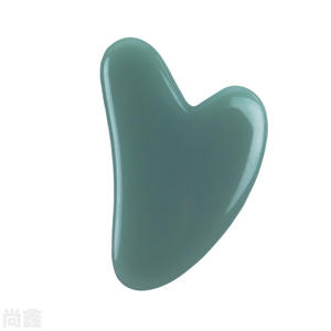 HZ Quick Bruising Full Body Acupoint Facial Back Massage 2026 Ready Jade Roller Ready Heart-Shaped Resin Gua Sha Board - Product Image 1
