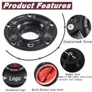 Tapa de Tanque de Combustible de Liberación Rápida con Tornillos y Llaves para Motocicleta MV Agusta <span class=keywords><strong>Brutale</strong></span> 1000 2020-2025, Cubierta Frontal de Depósito de Aceite/Gas/Airbox - Product Image 4