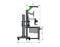 Mesa de Trabajo Inteligente RDEKONO de Aluminio Ajustable con Protección ESD para Electrónica, Personalizable por el Fabricante