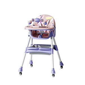 <span class=keywords><strong>Chaise</strong></span> haute convertible pour bébés et tout-petits <span class=keywords><strong>Chaise</strong></span> haute pour bébé avec siège rehausseur à double plateau <span class=keywords><strong>de</strong></span> sécurité et harnais <span class=keywords><strong>de</strong></span> sécurité à 5 points - Product Image 3