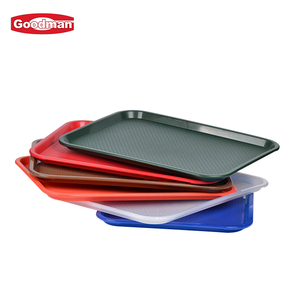 Best Quality Hotel Restaurant Plastic PP Serving Tray Fast Food Trays