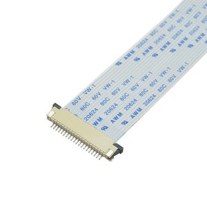 AWM FFC/FPC 케이블 80c 12V VW 10핀 0.5mm 200mm 전방향 유연 구리 코어 전자 친환경 PVC - Product Image 2