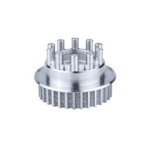 Poulie de distribution en acier inoxydable et aluminium usinée CNC, usinage de précision sur mesure, poulie de courroie synchrone automobile, perçage de goupilles - Product Image 3