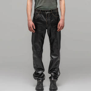 Pantalones de Cuero para Hombre, Estilo Casual, de Alta Calidad, Nueva Colección, Venta al Por Mayor, Hechos a Medida - Product Image 2