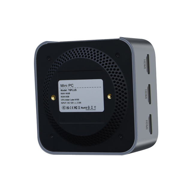 Factory Pice Mini Pc N100/N97/N95 Processor Dual Lan WIFI6/WIFI5 Optional H-DMI USB3.1 Input DDR5 8+128GB SSD Mini PC