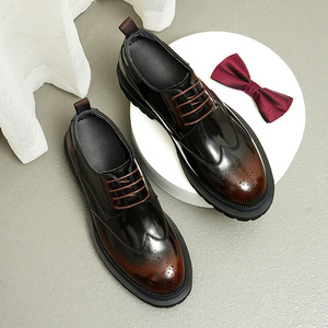 Nouvelle Tendance – Chaussures Homme en Cuir Véritable Brillant, Style Britannique Sportif Décontracté, à Enfiler, Légères, Antidérapantes et Respirantes pour l'Automne – DSYX - Product Image 3