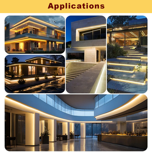 Tira de <span class=keywords><strong>LED</strong></span> <span class=keywords><strong>COB</strong></span> de Alto Voltaje QM 220V 110V, IP67 Impermeable, 50m 100m de Longitud, Sin Controlador, para Iluminación de Paisajes Exteriores - Product Image 6