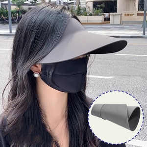 Chapeau de sport d'<span class=keywords><strong>été</strong></span> pour <span class=keywords><strong>femme</strong></span> avec grand avant-toit vide et visière de protection UV intégrée <span class=keywords><strong>Bonnet</strong></span> pliable et sans trace - Product Image 2