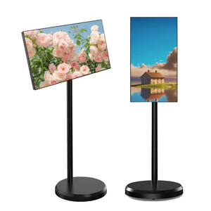 21.5" 32"<b>Portable</b> Smart Screen Wireless Touch Monitor Rollable <b>TV</b> With Wheels Battery Powered Rotatable Display Factory MJK-215L - Product Image 2