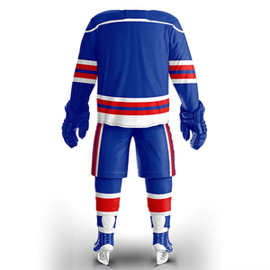 Team Street Fashion Hockey Jersey Embroidery <b>Lace</b> Tackle Twill Mesh Ice Hockey Uniform 2026 Best Design - Product Image 2