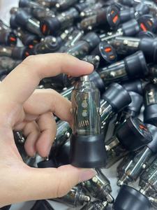 شاحن سيارة فائق السرعة بمنفذ USB من النوع C مزدوج، محول شفاف 60 واط للشحن السريع PD30w لهواتف سامسونج وجميع الهواتف المحمولة - Product Image 3