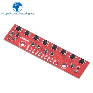 TZT modulo sensore di tracciamento a infrarossi IR a <span class=keywords><strong>8</strong></span> canali modulo sensore di binario di linea barriera scheda di rilevamento fai da te per <span class=keywords><strong>Arduino</strong></span> Smart Car - Product Image 5