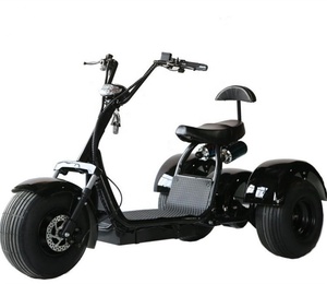 Nuovo Arrivo Scooter Elettrico a Tre Ruote ad Alta Velocità per Adulti Citycoco 2000w con Pedali Triciclo Elettrico - Product Image 2
