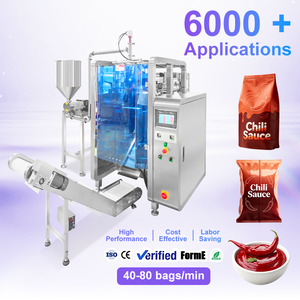 เครื่องบรรจุของเหลวแบบอัตโนมัติความเร็วสูงชนิดแนวตั้งสำหรับซอสพริก - Product Image 1