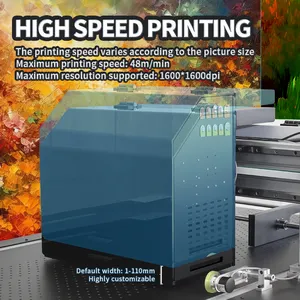 HK-SP1600B-WI रोबोटजेट पेपर कप डिजिटल प्रिंटर इंकजेट सिंगल पास प्रिंटर नालीदार बॉक्स