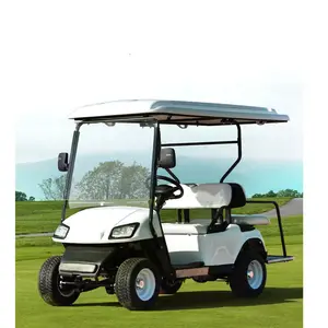 도어 투 도어 핫 셀링 전기 4 인승 클럽 카 2 + 2 모델 골프 카트 60V 100A 납산 배터리