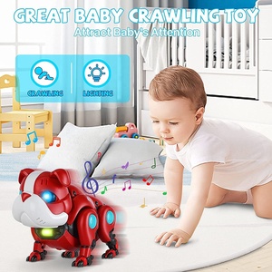 2023 novo estilo inteligente interativo sensorial indução brinquedo andando cão mecânico elétrico dança robô cão brinquedo com controle de voz - Product Image 5