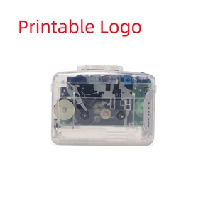 Reproductor de Casetes Transparente Personalizado de Fábrica SW-168D BT 5.0 con Auto Reverse, Grabador de Cinta, Conversor de MP3, Carcasa de Plástico - Product Image 1