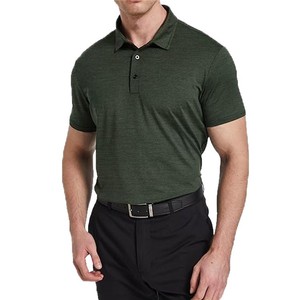Chemise de sport pour homme, coupe ajustée, séchage rapide, anti-transpiration, idéale pour le golf et les activités sportives en plein air - Product Image 2